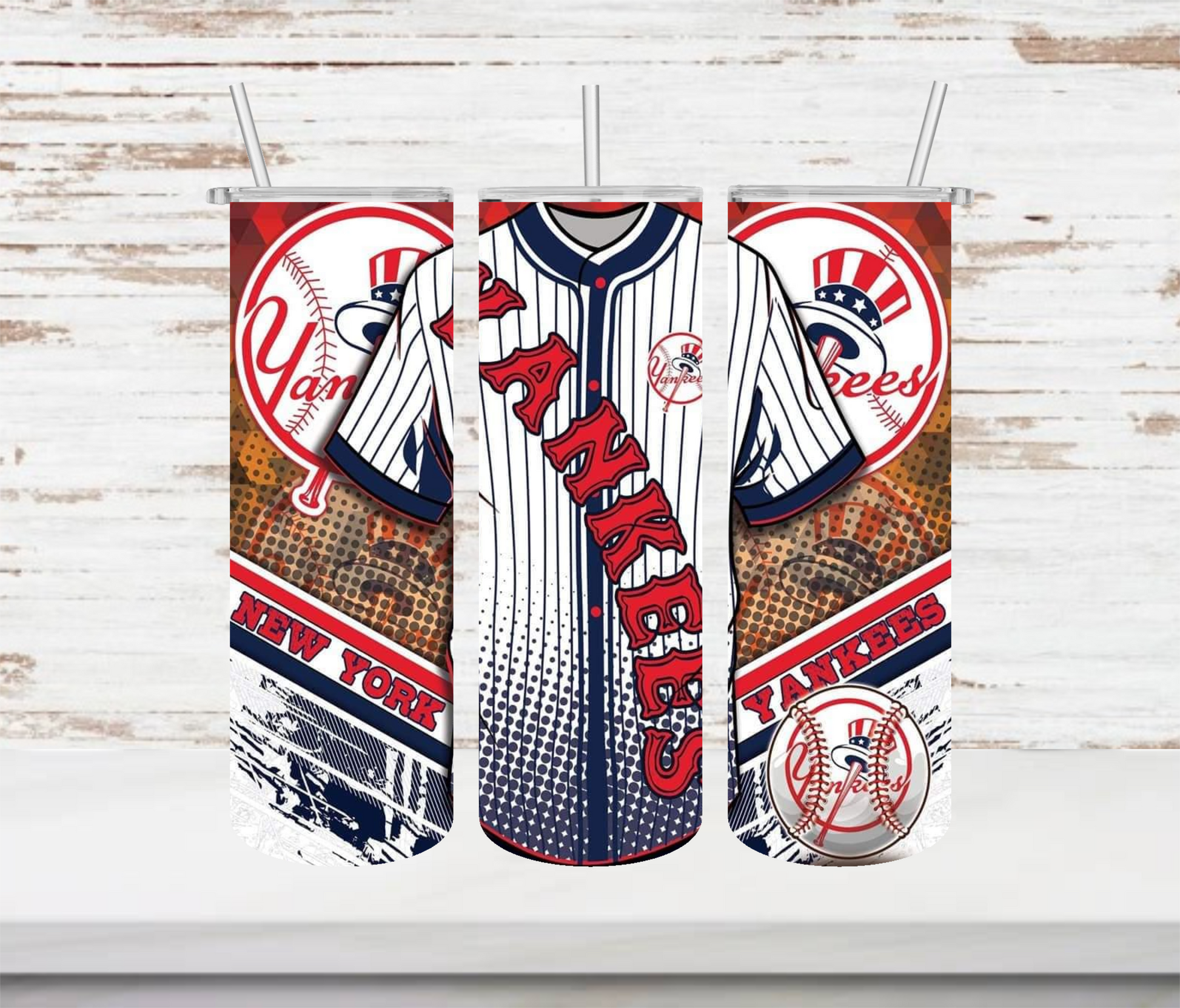 Yankee Jersey Tumbler - Head Of Walker Farm LLC