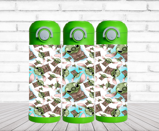 Yoda Stitch Kids Tumbler - Head Of Walker Farm LLC